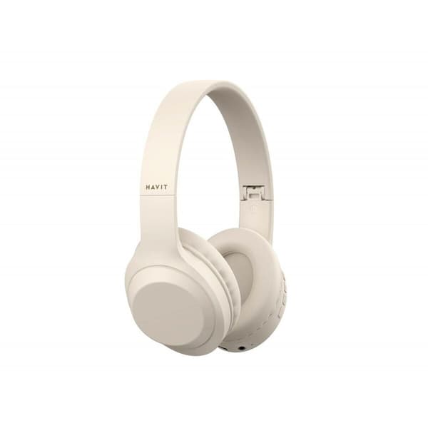 Bluetooth Hovedbånd Hovedtelefoner Havit H628BT Beige