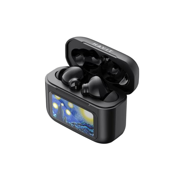 Hovedtelefoner Havit TW956black Sort