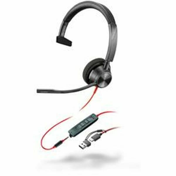 Hovedtelefoner Poly 8X218AA Sort