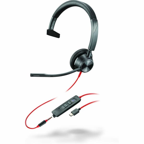 Hovedtelefoner Poly 8X218AA Sort