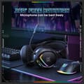 Miniatyrbillede 4 af 11: ONIKUMA PC Gaming Headset LED Kablede Over-Ear Hovedtelefoner med Mikrofon