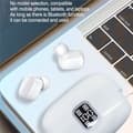 Miniatyrbillede 7 af 10: 2 Par Trådløse Hovedtelefoner Bluetooth 5.3 In-Ear Sportshovedtelefoner med Støjreduktion - Hvide