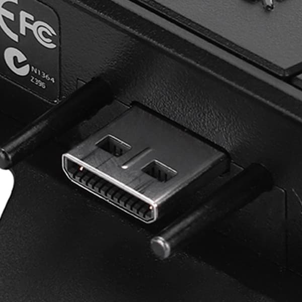 Støvtæt stereoheadsetadapter til Xbox One med spilcontroller og stereolydsynkronisering