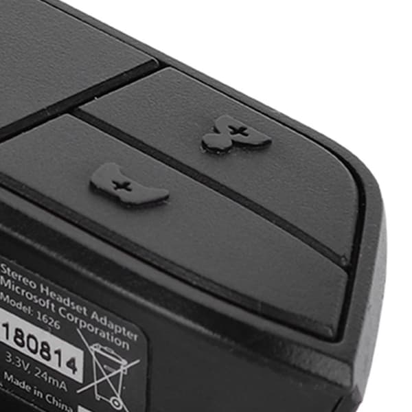 Støvtæt stereoheadsetadapter til Xbox One med spilcontroller og stereolydsynkronisering