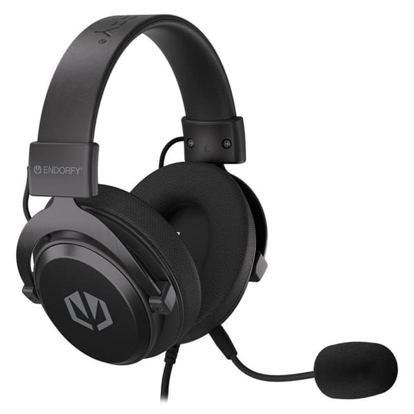 Hovedtelefoner med mikrofon Endorfy EY1A003 Sort