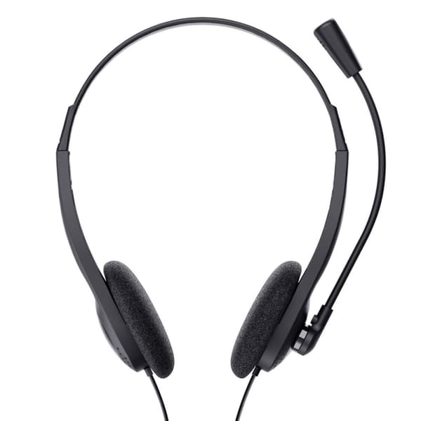 Hovedtelefoner med mikrofon Trust 24659 Sort