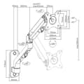 Miniatyrbillede 2 af 4: TV-holder GEMBIRD MA-WA1-02