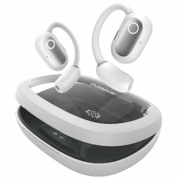 Hovedtelefoner med mikrofon Baseus A00073200213-00 Hvid