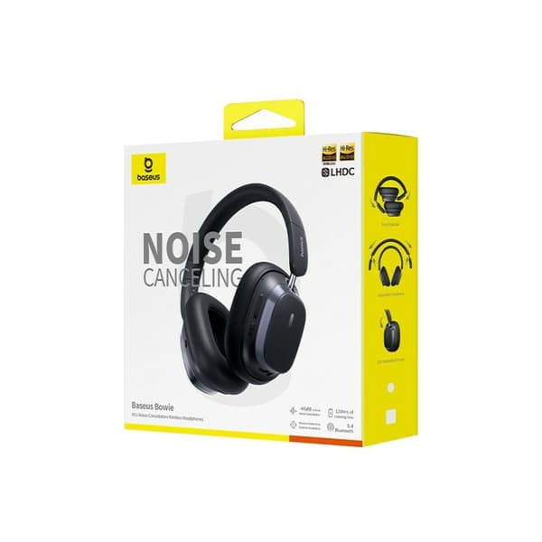 Bluetooth Hovedbånd Hovedtelefoner Baseus Bowie H1s Sort