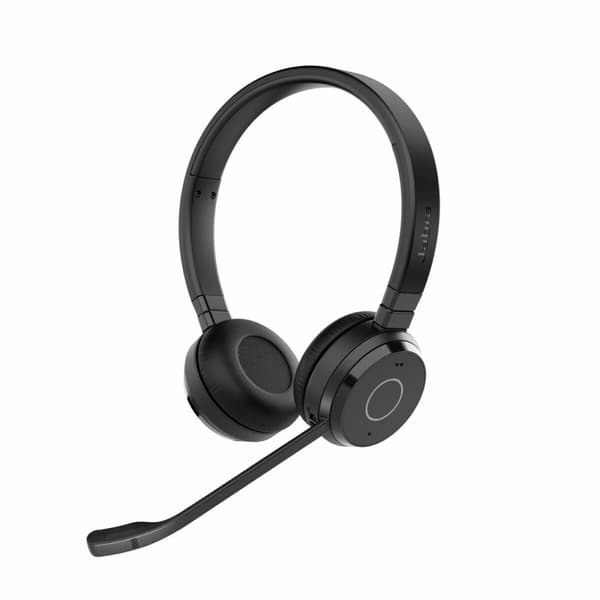 Hovedtelefoner med mikrofon Jabra Sort