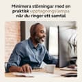 Miniatyrbillede 6 af 10: Hovedtelefoner med mikrofon Jabra Sort