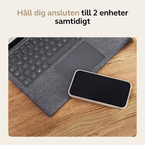Hovedtelefoner med mikrofon Jabra Sort