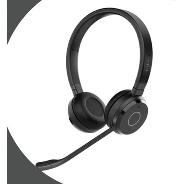 Hovedtelefoner med mikrofon Jabra Sort