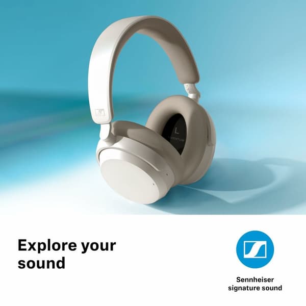 Hovedtelefoner med mikrofon Sennheiser 700175 Hvid