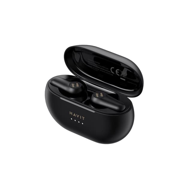 Hovedtelefoner Havit TW915Eblack Sort
