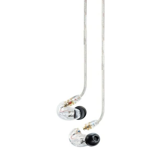 Hovedtelefoner med mikrofon Shure SE215 Pro Gennemsigtig