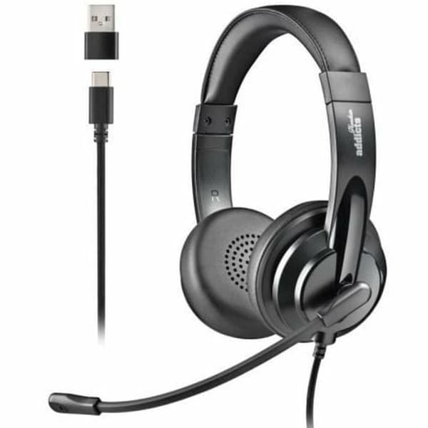 Hovedtelefoner NGS VOX605USBC Sort