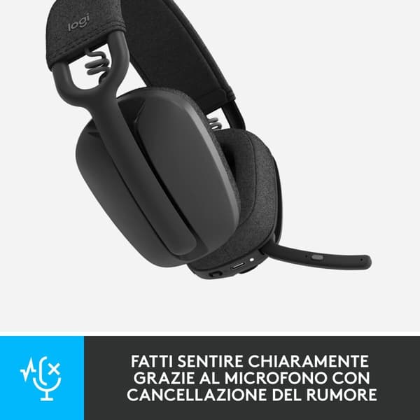 Bluetooth-hovedtelefoner Logitech Grå Grafit