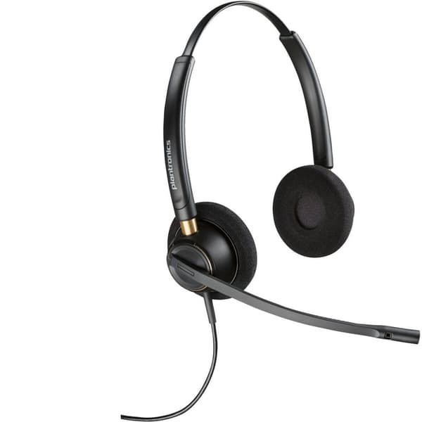 Hovedtelefoner med mikrofon Poly 783P7AA#ABB Sort