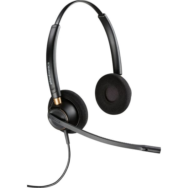 Hovedtelefoner med mikrofon Poly 783P7AA#ABB Sort