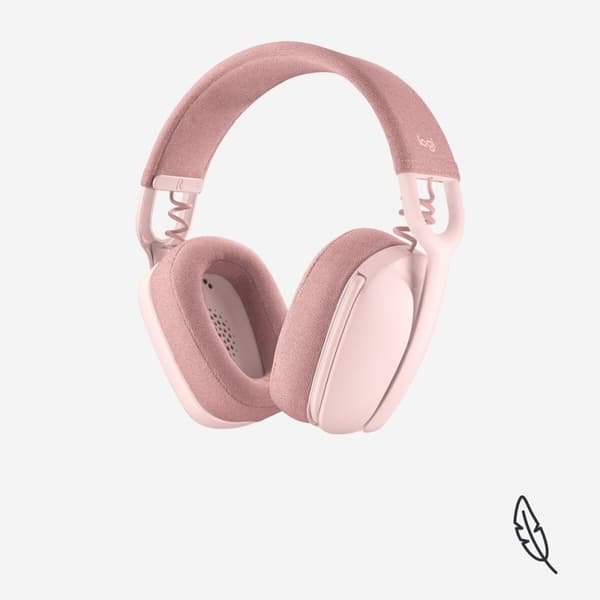 Hovedtelefoner med mikrofon Logitech Zone Vibe 100 Pink