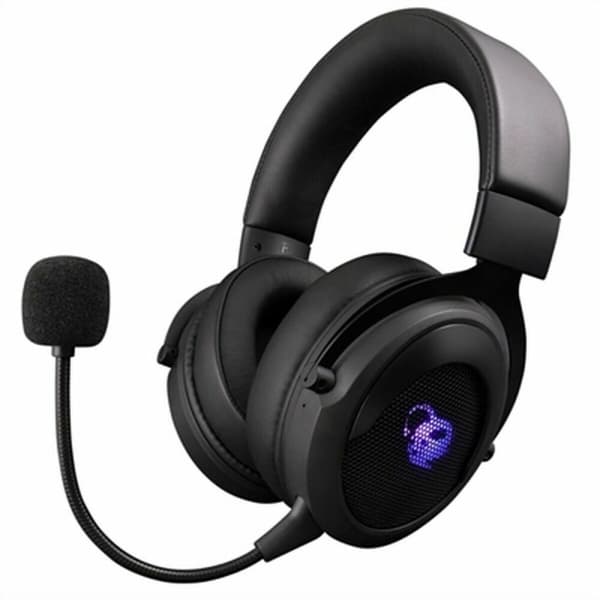Gaming høretelefon med mikrofon CoolBox DG-AUW-G01 Sort