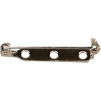 Broschnål - L: 30 mm - Försilvrad - 100 st