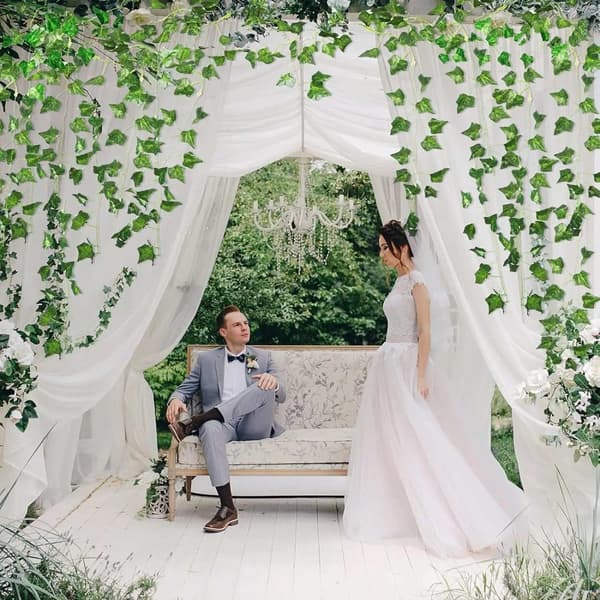 6 Meter Ivy Garland - Grønn og vedlikeholdsfri