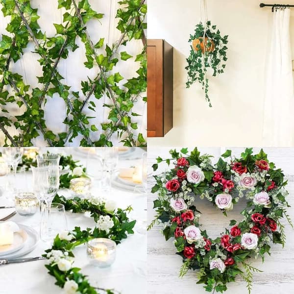 6 Meter Ivy Garland - Grønn og vedlikeholdsfri