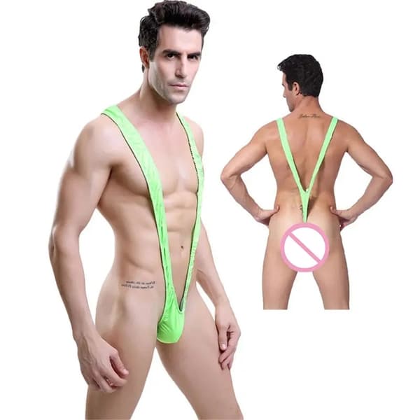 Borat Mankini - Neongrön