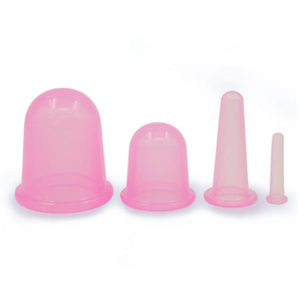 Koppning - vakuumkoppar för massage / cellulitbehandling 4-pack