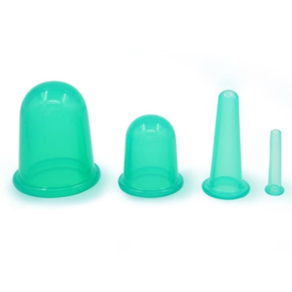 Koppning - vakuumkoppar för massage / cellulitbehandling 4-pack