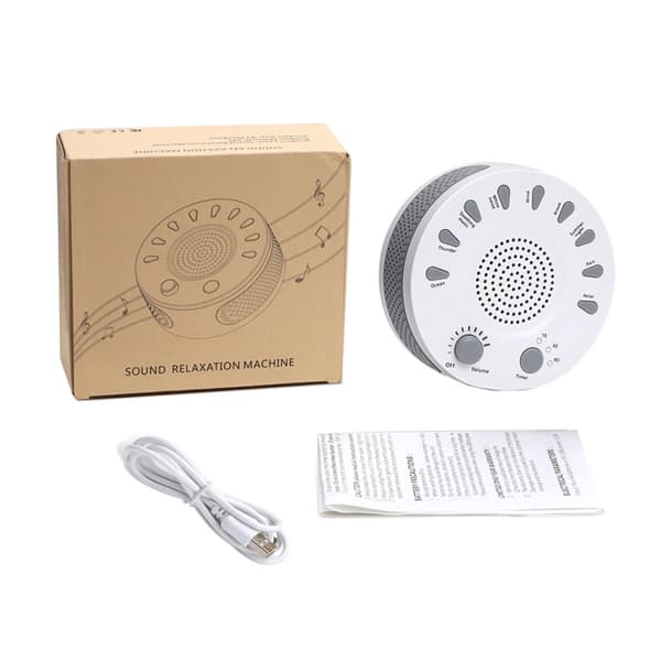 Sleep Easy White Noise Machine, jossa on 9 rentouttavaa äänitilaa