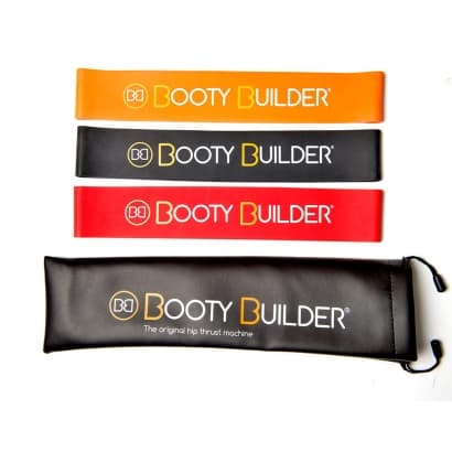 Booty Builder Mini Bands, Black, 3-Pack