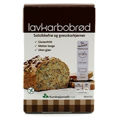 Funksjonell Mat LCHF-bröd Mix, 250 g