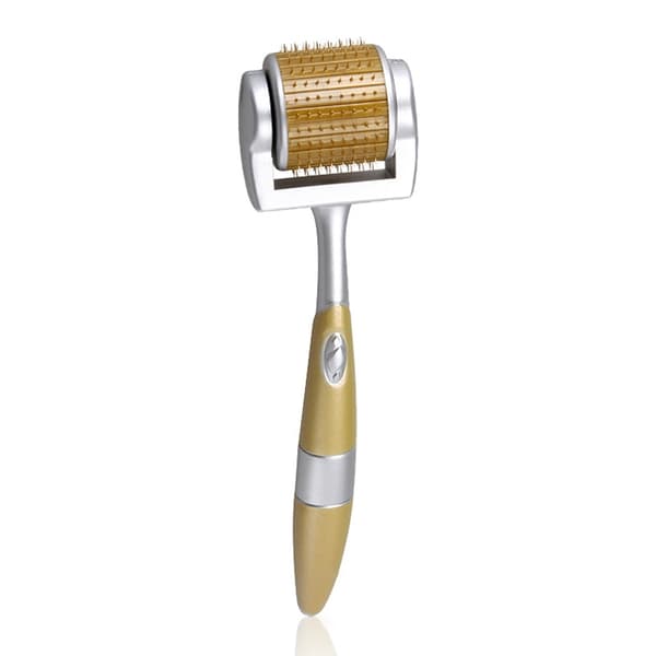 Dermaroller / Skin roller 0,5 mm - mikroneedlingværktøj med nåle i kirurgisk stål