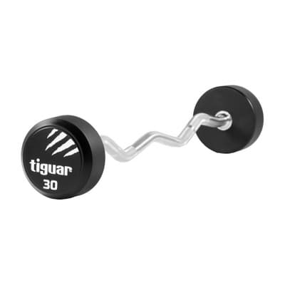 Tiguar Curl PU Barbell, 30 kg