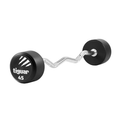 Tiguar Curl PU Barbell, 45 kg