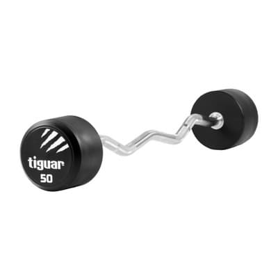 Tiguar Curl PU Barbell, 50 kg