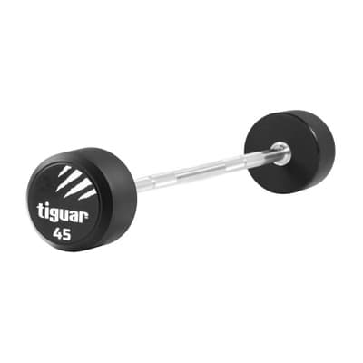 Tiguar Straight PU Barbell, 45 kg