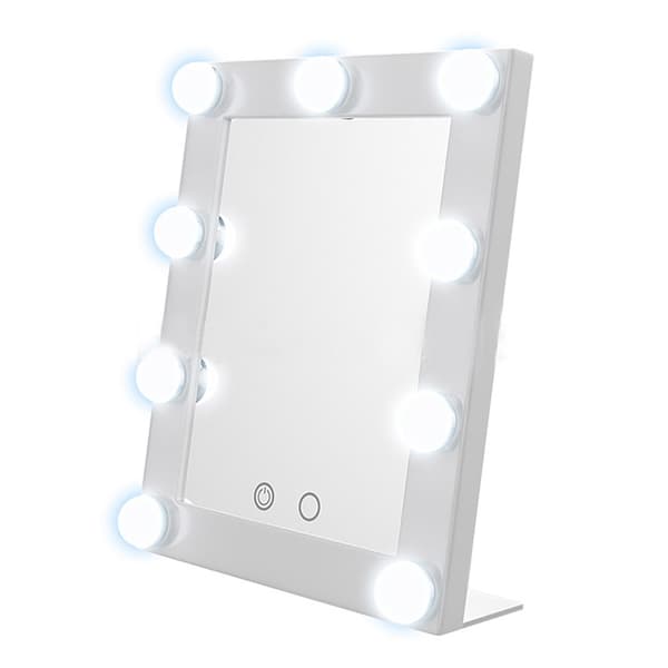 Make-up-spejl med LED-lys og touch-kontrol
