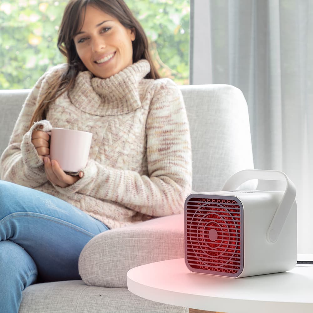 InnovaGoods Bærbar Keramisk Varmer 500W