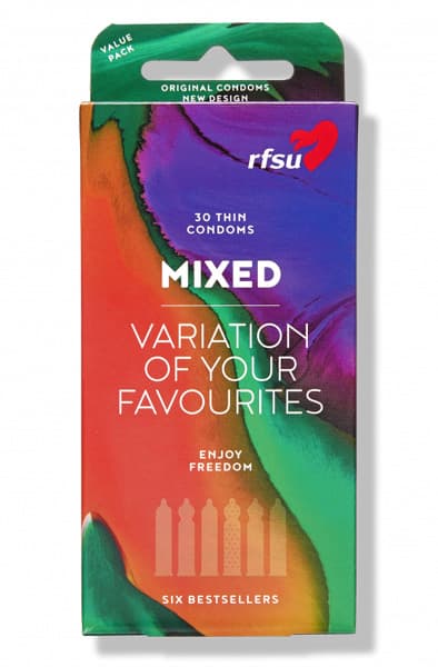 RFSU Mix Pack Kondomer 30st Mixade kondomer
