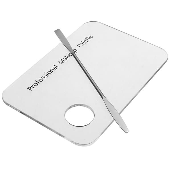 DANCINGNEIL 1 STK Naturharpiks Nail Farve Palette Palette Holder Tegning Nail Art Farve Palette til Nail Color Mixing Display Nail Art Tools