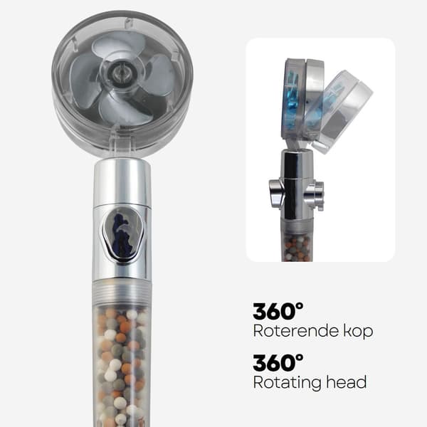 Pure Shower Premium filter duschmunstycke - Vattensparande