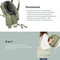 Miniatyrbild 4 av 6: Diaper Changing Bag Babymoov Abstract Green