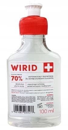 WIRID ALKOHOL HÅNDDISINFICERENDE GEL 100ML