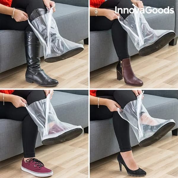 InnovaGoods foliebeskyttere 2 stk gennemsigtig regnbeskyttelse