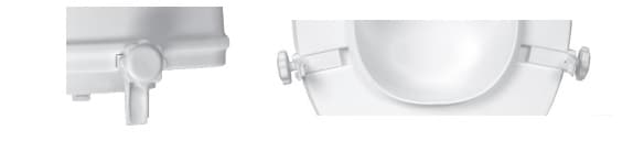 WC-istuimen korotin kannella