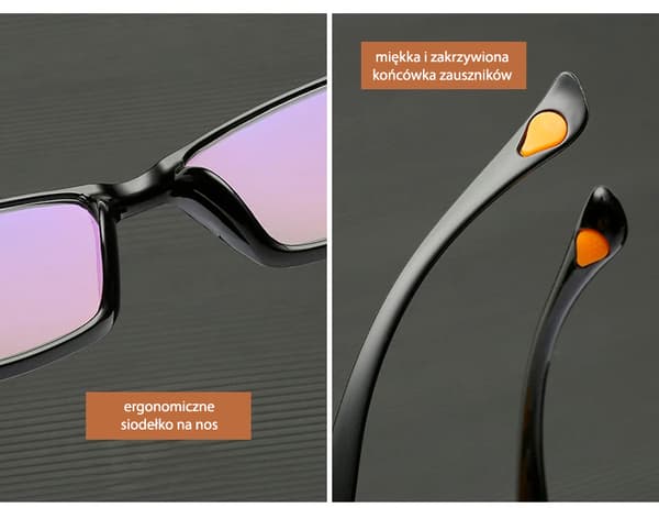 Lukulasit Optiikka +2.5 D asfääriset suodattimella, tietokoneelle, kevyet ja mukavat